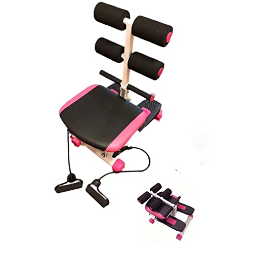 VIPAVA-Laufbänder ABS Stepper Machine (Core & Abdominal Trainers), Foldable Home Gym Full Body Workout Fitness Equipment with Resistance Bands von VIPAVA