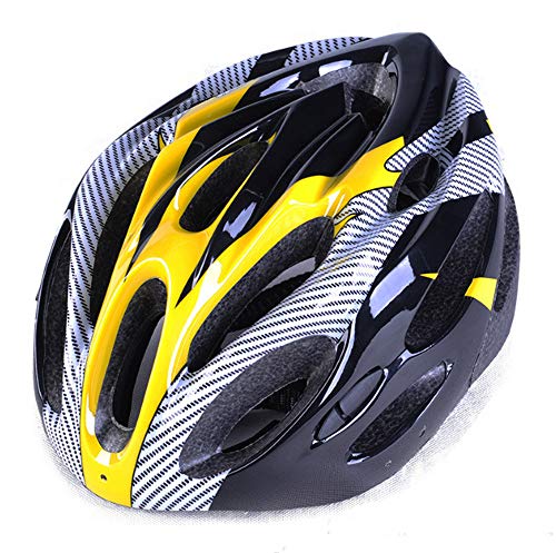 Fahrradhelm, Unisex ? Allround-Fahrradhelm in sportivem Design für den Stadtverkehr - für Damen und Herren (Gelb) von VIPBQO