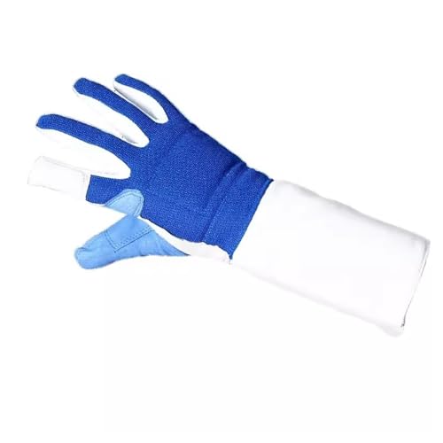 VIQUTRG Pro-Style-Fechthandschuh – Waschbarer Fechthandschuh mit Anti-Rutsch-Beschichtung, Innennähten, Fechthandschuhe für Florettdegen und Säbel (Color : Left Hand, Size : L) von VIQUTRG