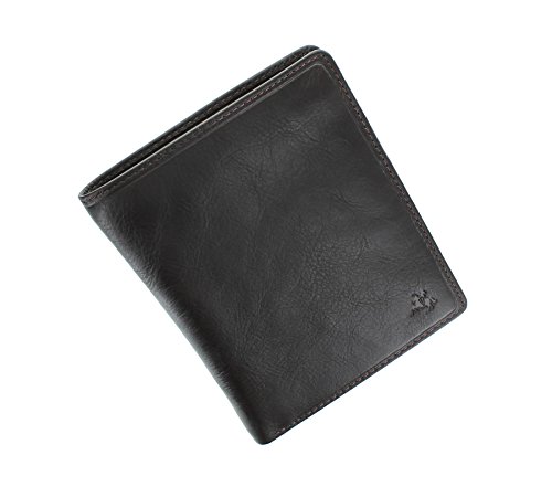 VISCONTI Tuscany Kollektion Matteo Brieftasche Leder mit RFID-Schutz TSC49 Braun von VISCONTI