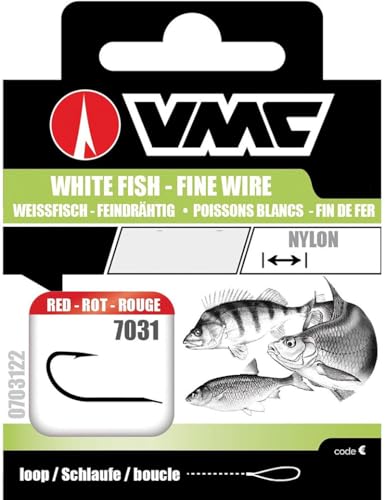 VMC Perfect Weissfisch rot 70cm, Größe:18 von VMC