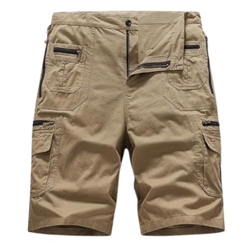 Herren-Outdoor-Sport-Fitness-Multifunktions-Shorts, Cargo-Shorts für Herren mit Mehreren Taschen, Taktische Shorts (5,5XL) von VNDUIFH