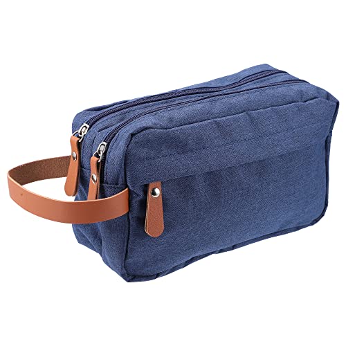 VOCOSTE Tragbare Make-up-Tasche, Kosmetiktasche, wasserdichte Kulturtasche, blau von VOCOSTE