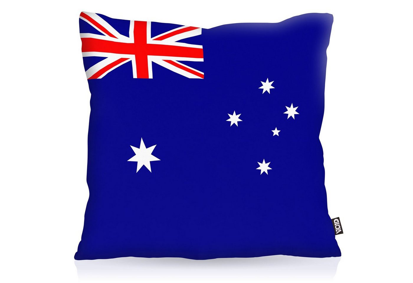Kissenbezug, VOID, Sofa-Kissen Australien Australia Flagge Fahne Fan-EM WM Sport von VOID