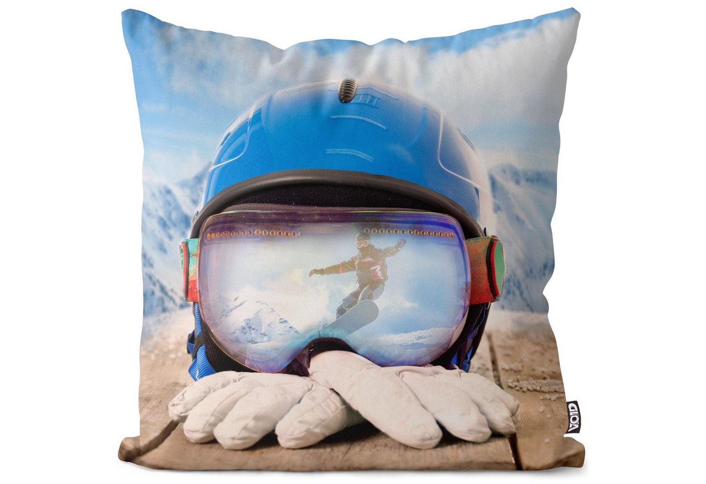 Kissenbezug, VOID (1 Stück), Skihelm Skier Urlaub Ski-fahren skiläufer skier maske extrem kalt rei von VOID
