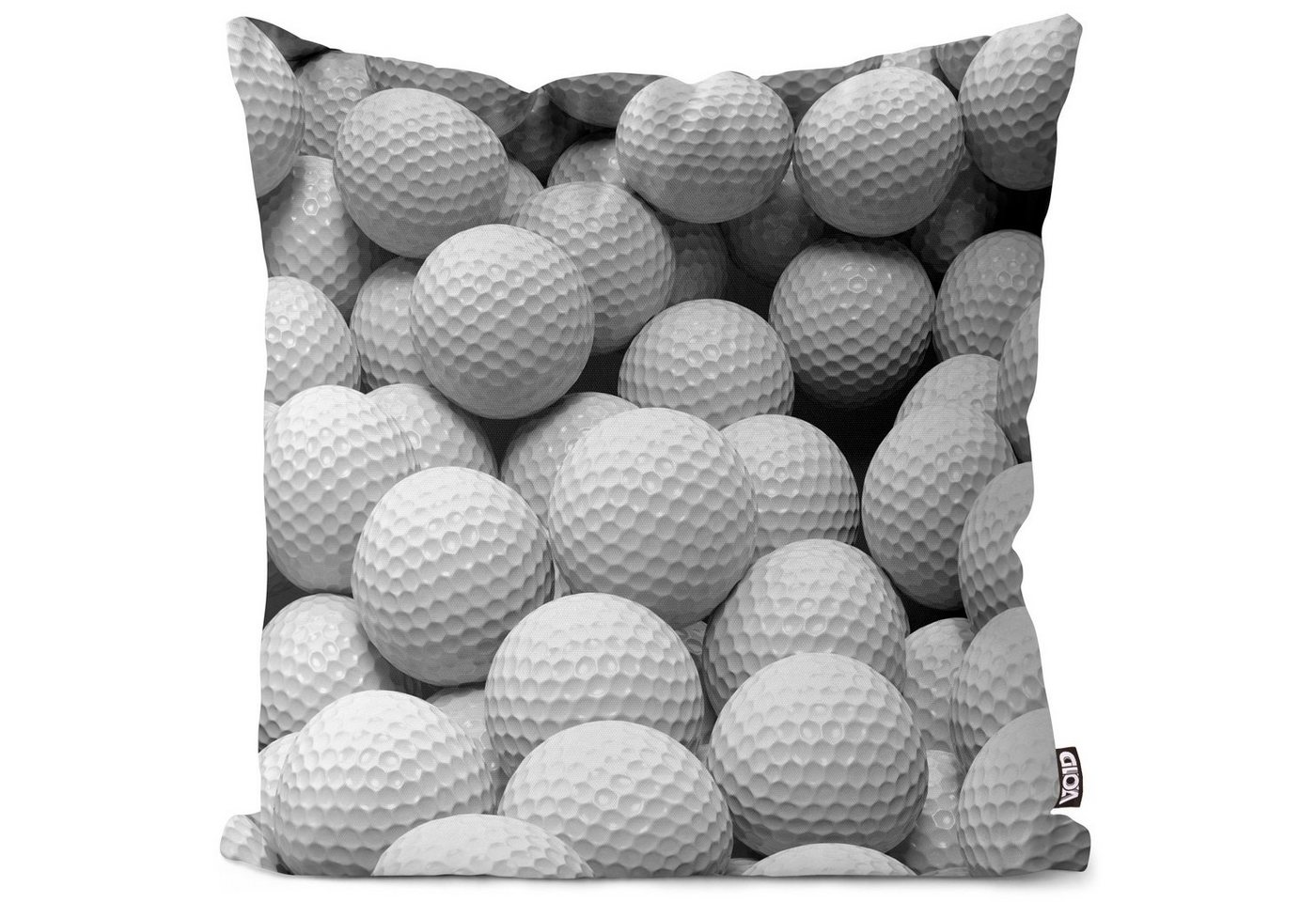 Kissenbezug, VOID (1 Stück), Sofa-Kissen Golfbälle Golf Sport Golfspieler Caddy Golfwagen spielen lernen Ball Driving Ranch Golfrasen Club Golfschläger Hobby Verein von VOID