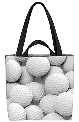VOID Golfbälle Freizeit Golf Tasche 33x33x14cm,15l Einkaufs-Beutel Shopper Einkaufs-Tasche Bag von VOID