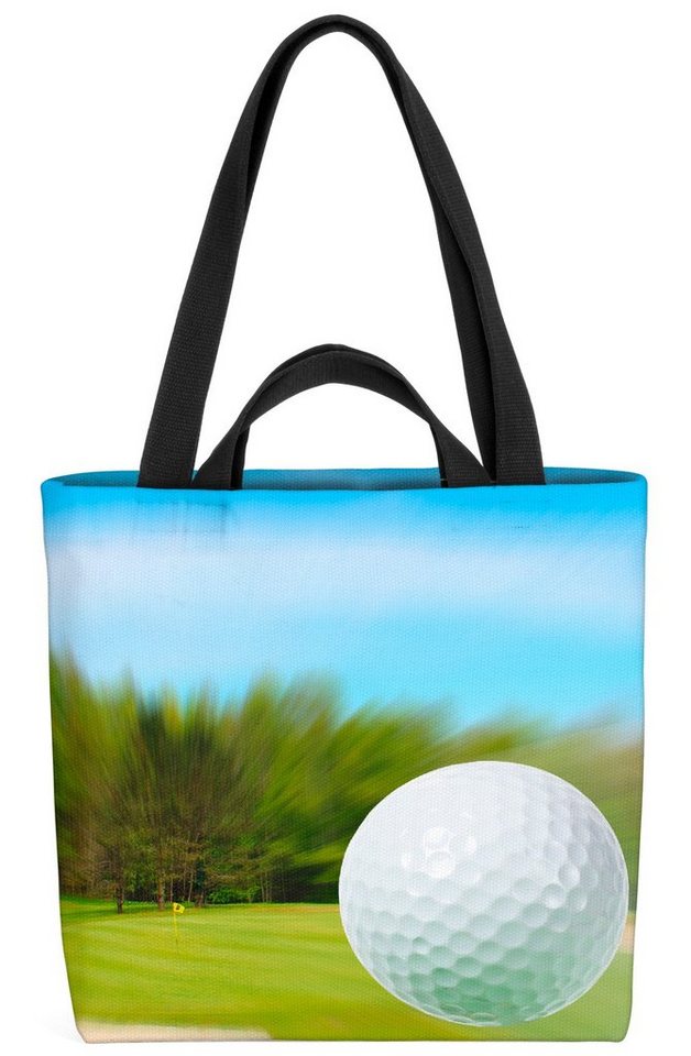 VOID Henkeltasche (1-tlg), Golfball Golfplatz Sport Rasen Golfbälle Golf Sport Golfspieler Caddy von VOID