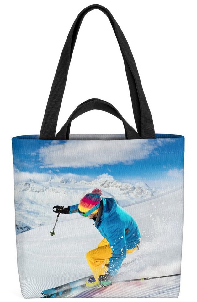 VOID Henkeltasche (1-tlg), Ski Alpen Schnee Wintersport Winter Sport Ski fahren Skifahren Urlaub von VOID