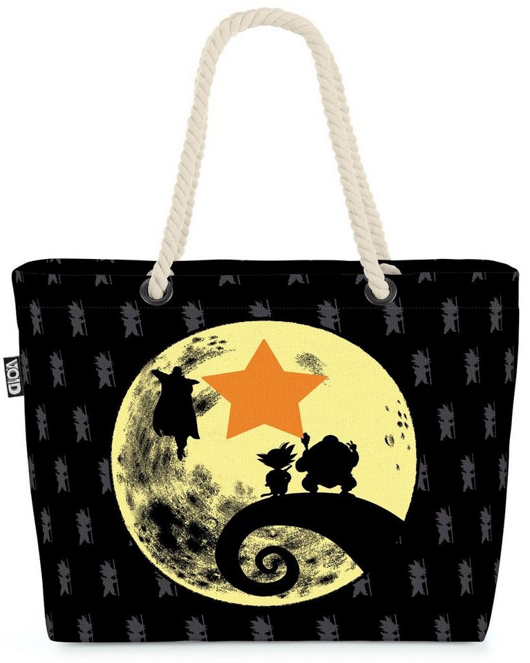 VOID Strandtasche (1-tlg), Goku Roshi Moon Shopper Son Roshi Dragon Ball Vegeta Mond von VOID