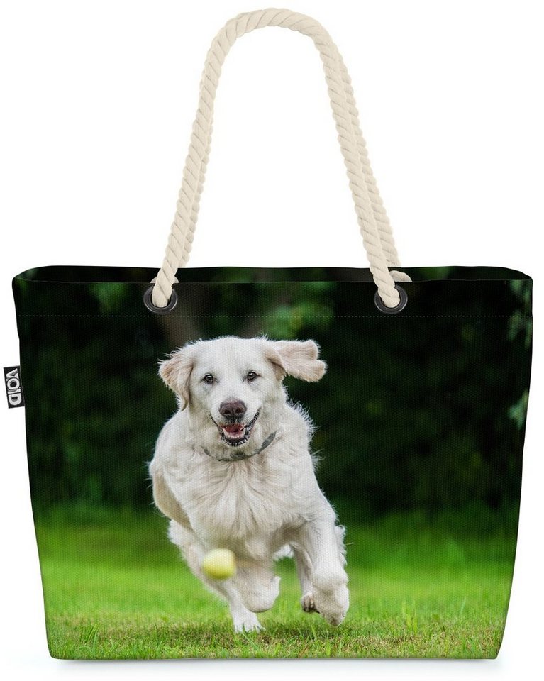 VOID Strandtasche (1-tlg), Golden Retriever Ball Beach Bag golden retriever Jagdhund Welpe Hund Haustier von VOID