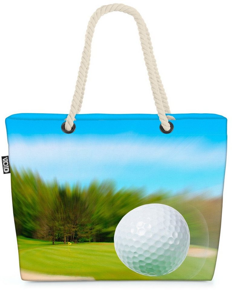 VOID Strandtasche (1-tlg), Golfball Golfplatz Sport Rasen Golfbälle Golf Sport Golfspieler Caddy von VOID