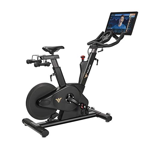 High-End-Heimtrainer mit 1 Jahr Abonnement für virtuelle Klassen, sehr robust, elegant und leise, Riemenantrieb, magnetische Bremse, für den Hausgebrauch. von VOLAVA