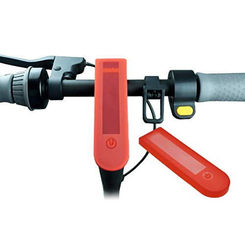 Flycoo2 Regenschutz aus Gummi für Display-Bedienfeld für Ninebot Segway Max G30 Elektroroller Zubehör (Rot) von VOLOHAS