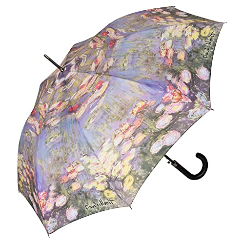 VON LILIENFELD Regenschirm Claude Monet: Seerosen Auf-Automatik Damen Kunst Blumen von VON LILIENFELD
