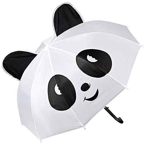 VON LILIENFELD Regenschirm Kinderschirm Panda Bär Junge Mädchen Leicht Stabil bis ca. 8 Jahre von VON LILIENFELD