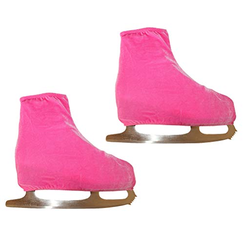 VORCOOL 1 Paar Velvet Eiskunstlauf Schuhe Cover Schlittschuh Skateschuhe Zubehör - Größe S (Rosa) von VORCOOL