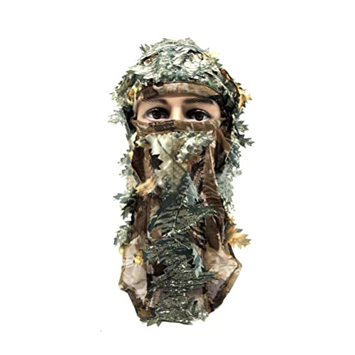 VORCOOL Tarnung Gesichtsmaske 3D Breathable Blätter Jagd Camo Maske Freie Größe von VORCOOL