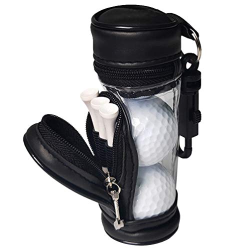 VOSAREA Golfball Tasche Golfball Halter für 4 Golfbälle zum Anhängen Golf Fans Golfgeschenk Golf Tee Tasche Halter Beutel Veranstalter Golfsport Golfübungszubehör von VOSAREA