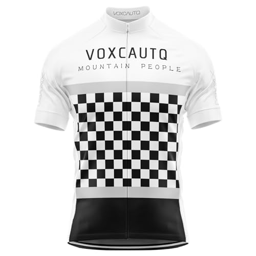 Herren Fahrrad Trikot Kurzarm,Herren Fahrradtrikot,Rennrad Trikot Herren,MTB Radtrikot,Atmungsaktiv Und Schnelltrocknend,Fahrrad-T-Shirt (XL,Typ-5) von VOXCAUTQ