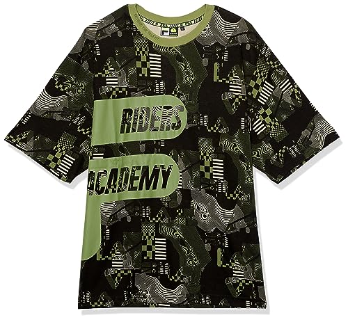 VR/46 RIDERS ACADEMY T-Shirts Riders Academy Fila ,Unisex,XXL,Grün von Valentino Rossi