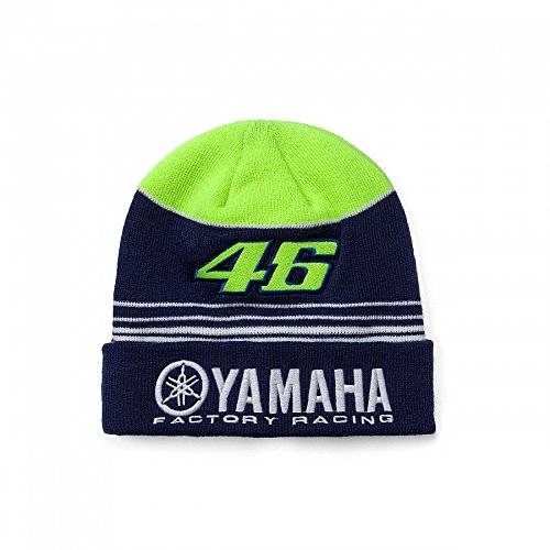 VR46 Rossi Beanie Yamaha Multicolor, Black/Yellow, One Size von VR46