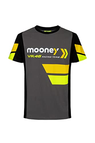 VR46 T-Shirts Replica Mooney VR46 Racing Team,Mann,S,Dunkelgrau von VR46