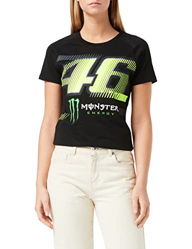 Valentino Rossi T-Shirts Monza Monster Energy Dual,Frau,XL,Schwarz von Valentino Rossi