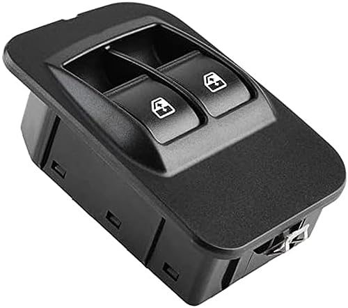 Auto-Fensterheber-Steuerschalter für Peugeot für Bipper 2008–2014, 735461275, Linke Fahrerseite, elektrisch mit Rahmen von VSNHGD