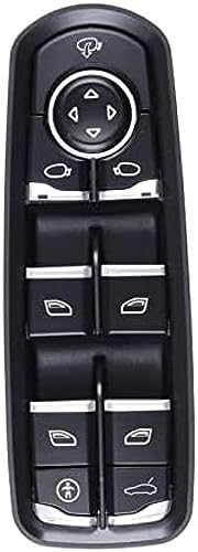 Auto-Fensterheber-Steuerschalter für Porsche für Cayenne 2011–2017 für Macan für Panamera 7PP959858AEDML 7PP959858RDML 7PP959858MDML (Größe: 7PP959858MDML), 7PP959858AEDML von VSNHGD