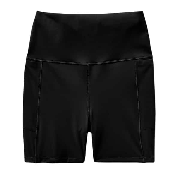 VUORI Studio Pocket Short Damen (Schwarz M) Leggings von VUORI