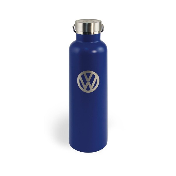 Thermo Trinkflasche 735ml "VW Volkswagen blau" - 18/24h Isolierung ... von VW Collection