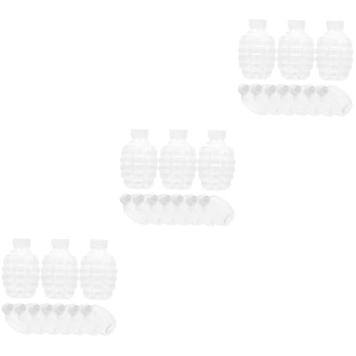 Vaguelly 30 Stück Nachlade Erweiterungsflasche Perlenbehälter Plastikflaschen Mit Deckel Leere Unterverpackung Flasche Transparenter Perlenbehälter Kleine Flaschen von Vaguelly