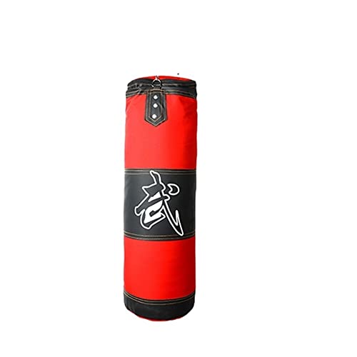 Boxing Bag Dreischichtiges Boxsack-Hängezubehör Roter hängender hohler Sandsack Taekwondo Tumbler Punching Bag(Color:80cm) von VaizA