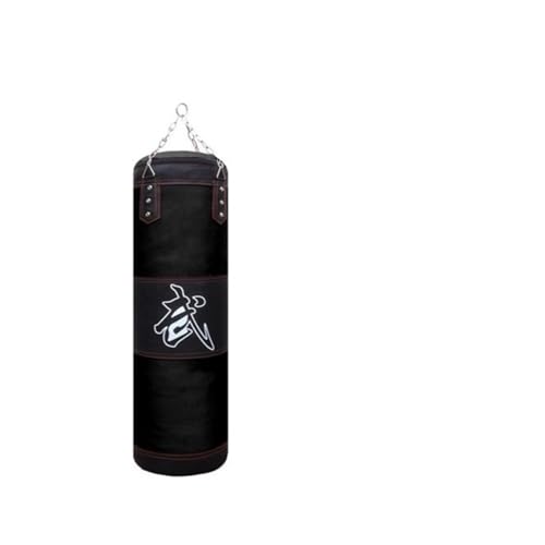 Boxing Bag Fitness Boxsack Sandsack Home Fitness Haken hängend Kickboxen Training Schlagen Karate Boxen Muay Thai Boxsack Punching Bag(Color:Black 60cm) von VaizA