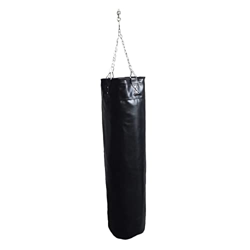 Boxing Bag Home Fitness Drop Hollow Empty Hook Hanging Kick Sandsack Punching Bag(Color:Black 100cm) von VaizA