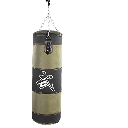 Boxing Bag Leerer Box-Sandsack for Aufhängen, Kick-Sandsack, Boxtraining, Kampf, Karate-Sandsack Punching Bag(Color:Green 80cm) von VaizA