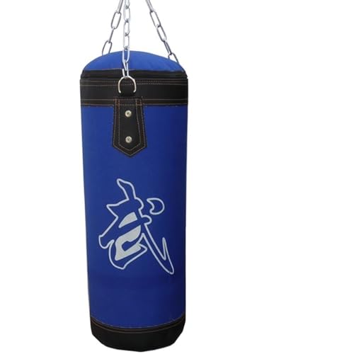 Boxing Bag Professionelle Leere Boxen Sandsack Erwachsene Kinder Hanging Kick Fitness Training Boxsack Home Gym Übung schwere Boxsack Muay Punching Bag(Color:Blue 60cm) von VaizA