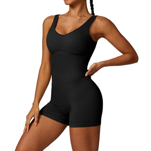 Valcatch Women's Shorts Jumpsuits Sexy Bodysuit Girls Workout Rompers One Piece Summer Outfits Gym Yoga Fashion Clothes 2024 von Valcatch