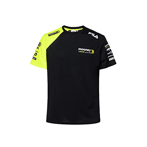 VR46 T-Shirts Replica Mooney VR46 Racing Team,Mann,XXXL,Schwarz von Valentino Rossi