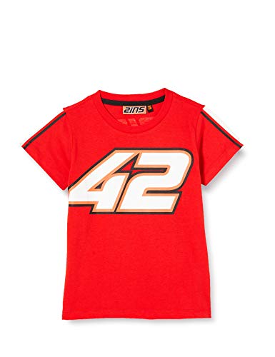 Alex Rins Unisex-Youth 42 T-Shirt, Rot, 6/7 Jahre von Valentino Rossi