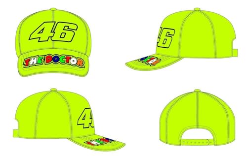 Valentino Rossi Herren Vr46 Fan Hut, Fluo Yellow, Einheitsgröße von Valentino Rossi