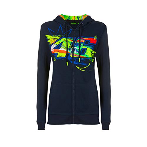 Valentino Rossi Sweatshirt Sun And Moon,Frau,XS,Blau von Valentino Rossi