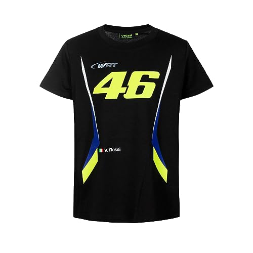 Valentino Rossi T-Shirt VR46 WRTLine,Kind,Schwarz,12/14 von Valentino Rossi