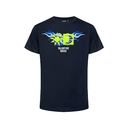 Valentino Rossi T-Shirt VR46 WRTLine,Mann,Blau,XL von Valentino Rossi