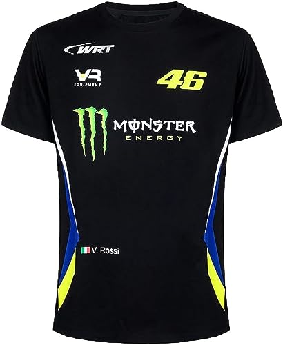 Valentino Rossi T-Shirt VR46 WRTLine,Mann,Schwarz,M von Valentino Rossi