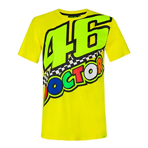 Valentino Rossi T-Shirts Sun And Moon,Mann,L,Gelb von Valentino Rossi