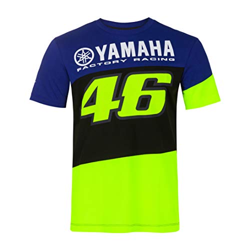 Valentino Rossi T-Shirts Yamaha VR46,Mann,L,Blau von Valentino Rossi