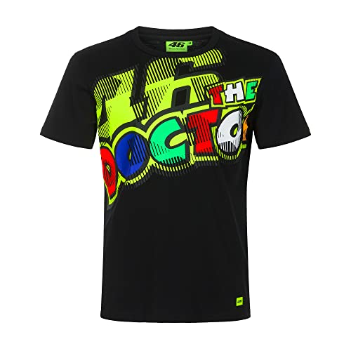 Valentino Rossi T-Shirts 46 The Doctor,Mann,M,Schwarz von Valentino Rossi