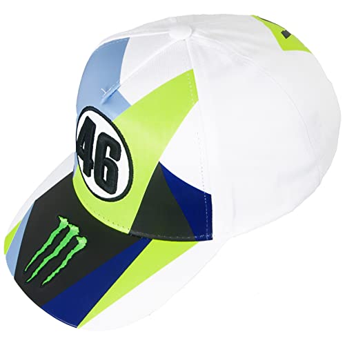 Valentino Rossi Kappe Mit Visier Abu Dhabi,Mann,One Size,Weiss von Valentino Rossi